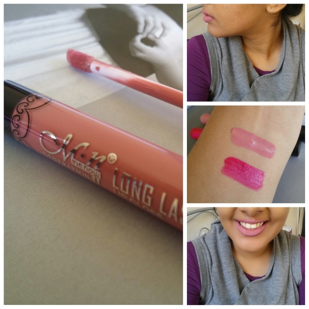 Swatches: M.N ME NOW GENERATION-II “LONG LASTING LIP GLOSS” : Shade 3